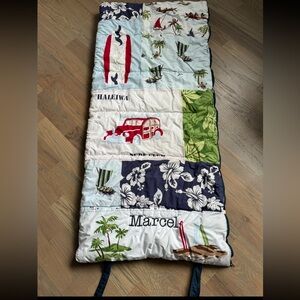 Pottery Barn Kids Surf sleeping bag O/S
